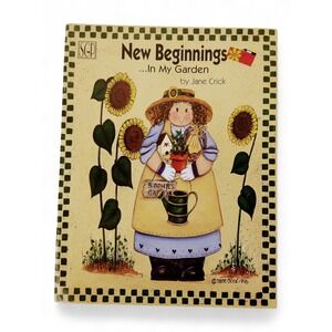 Tole Painting Pattern Book New‎ Beginnings in My Garden by Jane Crick 1996